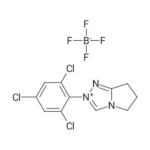 2-(2,4,6-Trichlorophenyl)-6,7-dihydro-5H-pyrrolo[2,1-c][1,2,4]triazol-2-ium tetrafluoroborate