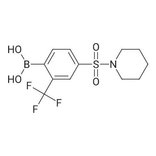 (4-(Piperidin-1-ylsulfonyl)-2-(trifluoromethyl)phenyl)boronic acid