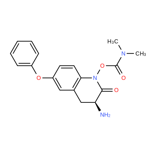(S)-3-Amino-2-oxo-6-phenoxy-3,4-dihydroquinolin-1(2H)-yl dimethylcarbamate