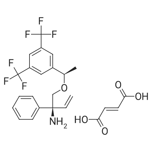 (S)-1-((R)-1-(3,5-Bis(trifluoromethyl)phenyl)ethoxy)-2-phenylbut-3-en-2-amine fumarate