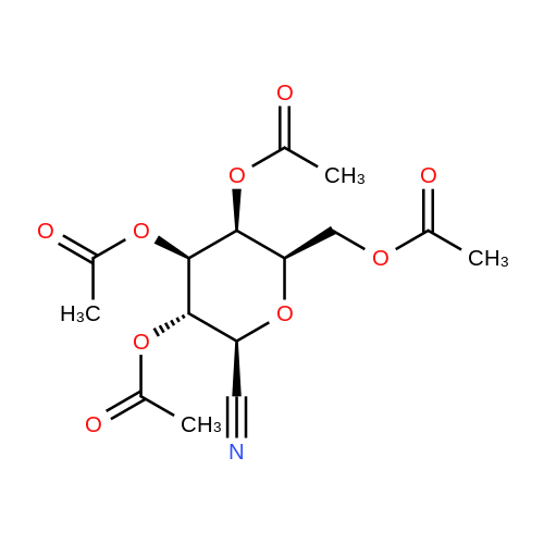 (2R,3S,4R,5S,6S)-2-(Acetoxymethyl)-6-cyanotetrahydro-2H-pyran-3,4,5-triyl triacetate