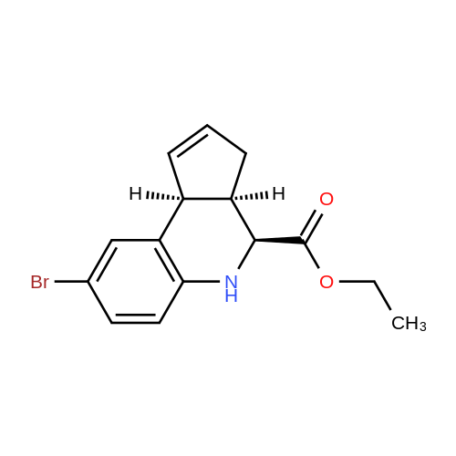 (3aR,4S,9bS)-Ethyl 8-bromo-3a,4,5,9b-tetrahydro-3H-cyclopenta[c]quinoline-4-carboxylate