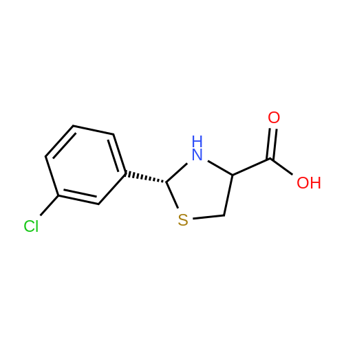 (2R)-2-(3-Chlorophenyl)thiazolidine-4-carboxylic acid