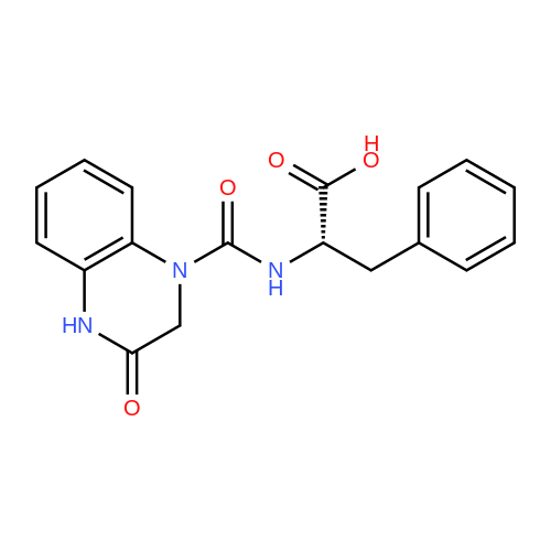 (S)-2-(3-Oxo-1,2,3,4-tetrahydroquinoxaline-1-carboxamido)-3-phenylpropanoic acid
