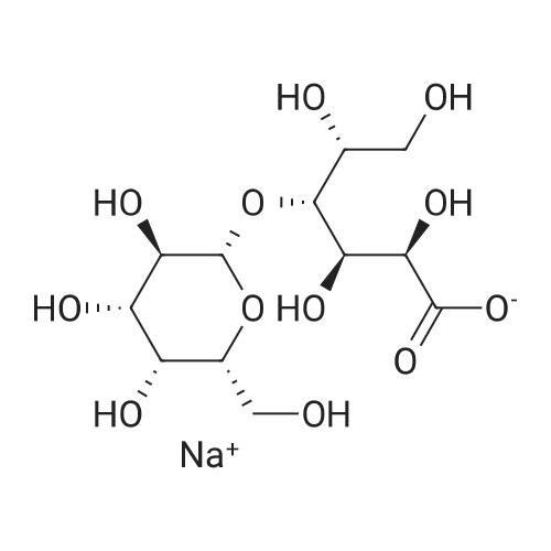 Sodium (2R,3R,4R,5R)-2,3,5,6-tetrahydroxy-4-(((2S,3R,4S,5R,6R)-3,4,5-trihydroxy-6-(hydroxymethyl)tetrahydro-2H-pyran-2-yl)oxy)hexanoate
