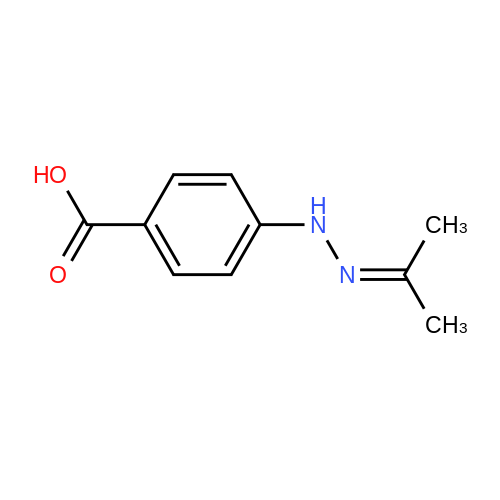 4-(2-(Propan-2-ylidene)hydrazinyl)benzoic acid