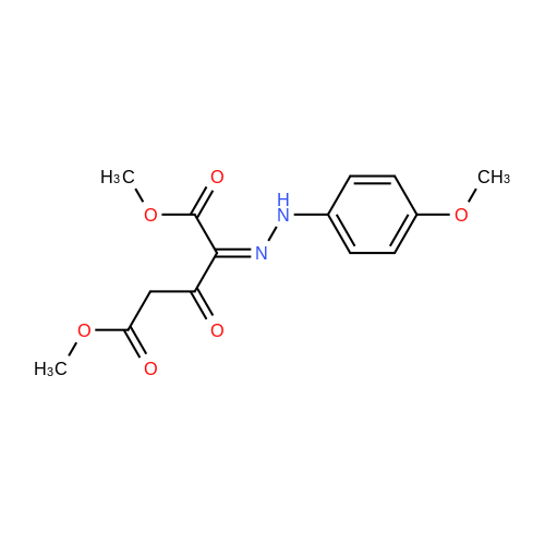 Dimethyl 2-(2-(4-methoxyphenyl)hydrazono)-3-oxopentanedioate