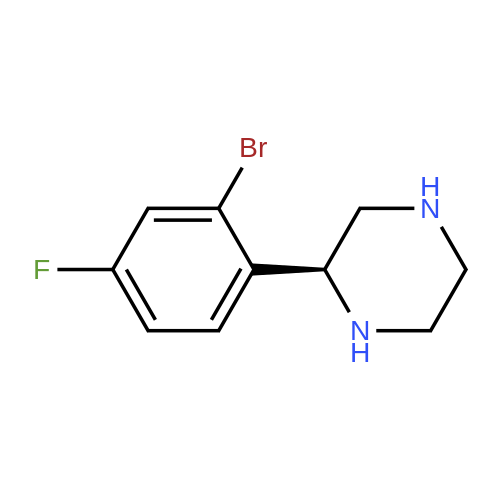 (S)-2-(2-Bromo-4-fluorophenyl)piperazine
