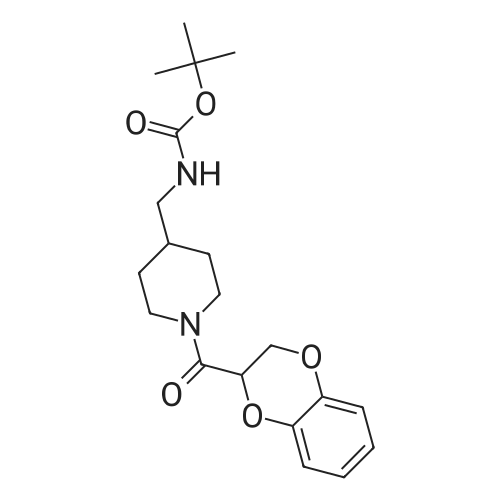 tert-Butyl ((1-(2,3-dihydrobenzo[b][1,4]dioxine-2-carbonyl)piperidin-4-yl)methyl)carbamate