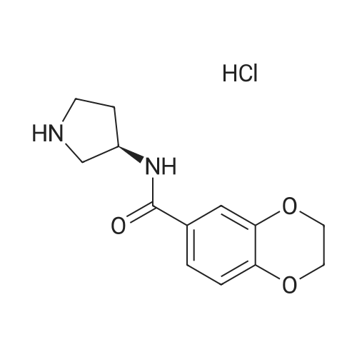 (R)-N-(Pyrrolidin-3-yl)-2,3-dihydrobenzo[b][1,4]dioxine-6-carboxamide hydrochloride