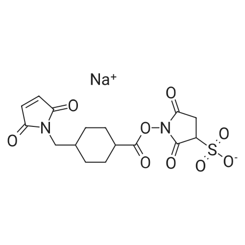 Sodium 1-((4-((2,5-dioxo-2,5-dihydro-1H-pyrrol-1-yl)methyl)cyclohexane-1-carbonyl)oxy)-2,5-dioxopyrrolidine-3-sulfonate