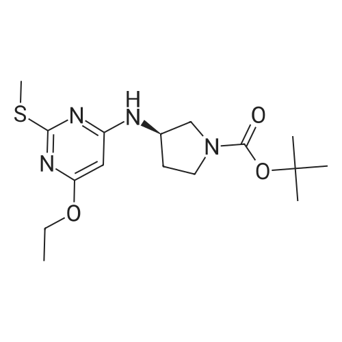 (R)-tert-Butyl 3-((6-ethoxy-2-(methylthio)pyrimidin-4-yl)amino)pyrrolidine-1-carboxylate