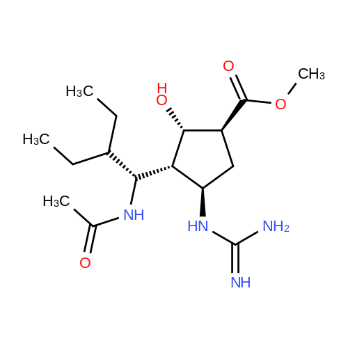(1S,2S,3R,4R)-Methyl 3-((R)-1-acetamido-2-ethylbutyl)-4-guanidino-2-hydroxycyclopentanecarboxylate