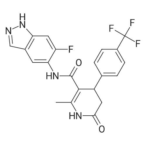 N-(6-Fluoro-1H-indazol-5-yl)-2-methyl-6-oxo-4-(4-(trifluoromethyl)phenyl)-1,4,5,6-tetrahydropyridine-3-carboxamide
