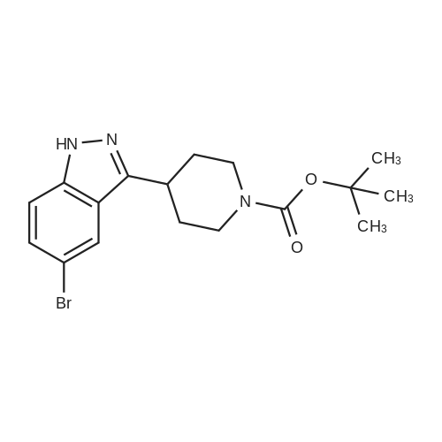 tert-Butyl 4-(5-bromo-1H-indazol-3-yl)piperidine-1-carboxylate