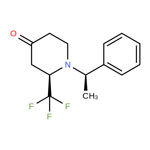 (R)-1-((R)-1-Phenylethyl)-2-(trifluoromethyl)piperidin-4-one