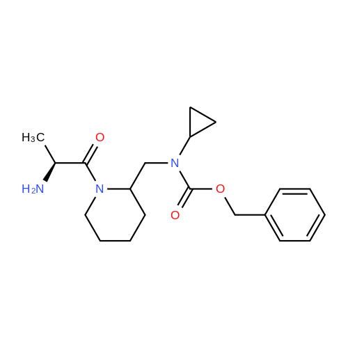 Benzyl ((1-((S)-2-aminopropanoyl)piperidin-2-yl)methyl)(cyclopropyl)carbamate