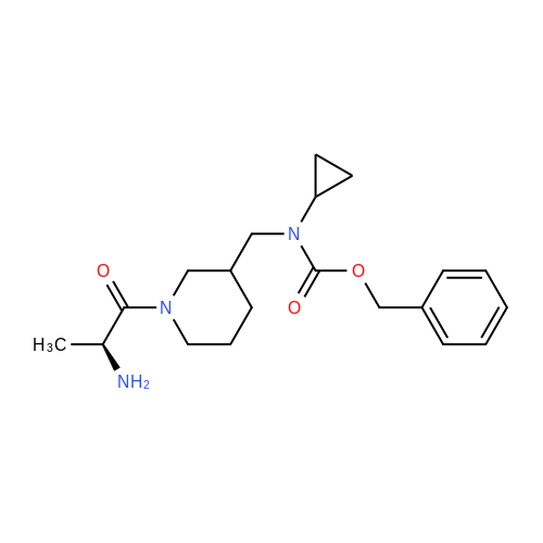 Benzyl ((1-((S)-2-aminopropanoyl)piperidin-3-yl)methyl)(cyclopropyl)carbamate