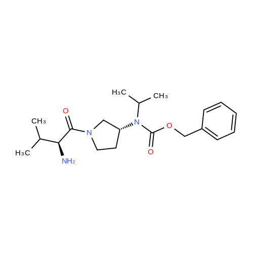 Benzyl ((R)-1-((S)-2-amino-3-methylbutanoyl)pyrrolidin-3-yl)(isopropyl)carbamate