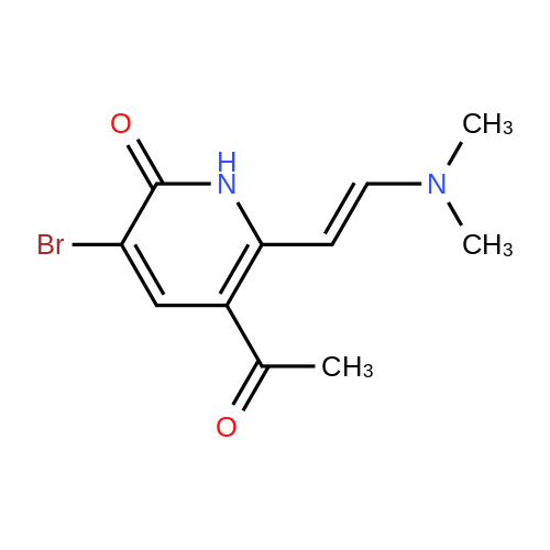 147293-24-1| (E)-5-Acetyl-3-bromo-6-(2-(dimethylamino)vinyl)pyridin-2 ...