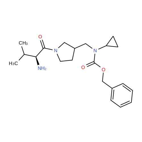 Benzyl ((1-((S)-2-amino-3-methylbutanoyl)pyrrolidin-3-yl)methyl)(cyclopropyl)carbamate