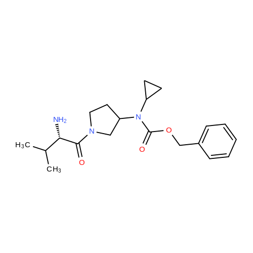 Benzyl (1-((S)-2-amino-3-methylbutanoyl)pyrrolidin-3-yl)(cyclopropyl)carbamate