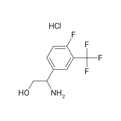 2-Amino-2-(4-fluoro-3-(trifluoromethyl)phenyl)ethanol hydrochloride