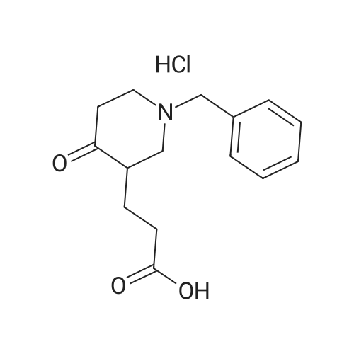 3-(1-Benzyl-4-oxopiperidin-3-yl)propanoic acid hydrochloride