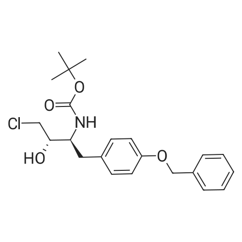 tert-Butyl ((2S,3S)-1-(4-(benzyloxy)phenyl)-4-chloro-3-hydroxybutan-2-yl)carbamate