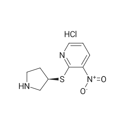 (R)-3-Nitro-2-(pyrrolidin-3-ylthio)pyridine hydrochloride