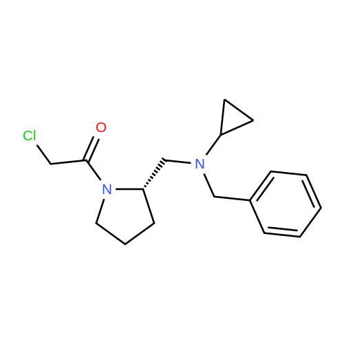 (S)-1-(2-((Benzyl(cyclopropyl)amino)methyl)pyrrolidin-1-yl)-2-chloroethanone