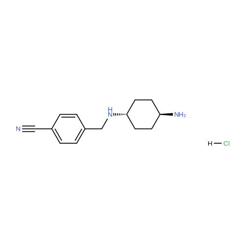 4-((((1r,4r)-4-Aminocyclohexyl)amino)methyl)benzonitrile hydrochloride