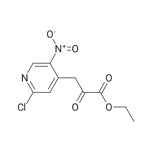 Ethyl 3-(2-chloro-5-nitropyridin-4-yl)-2-oxopropanoate