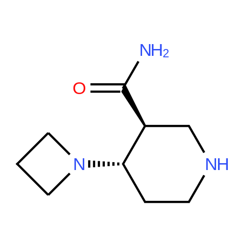 (3S,4S)-4-(Azetidin-1-yl)piperidine-3-carboxamide