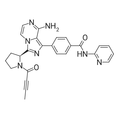 (S)-4-(8-Amino-3-(1-(but-2-ynoyl)pyrrolidin-2-yl)imidazo[1,5-a]pyrazin-1-yl)-N-(pyridin-2-yl)benzamide