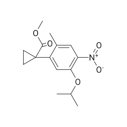 Methyl 1-(5-isopropoxy-2-methyl-4-nitrophenyl)cyclopropanecarboxylate