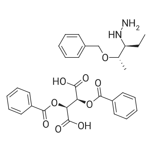 ((2S,3S)-2-(Benzyloxy)pentan-3-yl)hydrazine (2S,3S)-2,3-bis(benzoyloxy)succinate (X:1)
