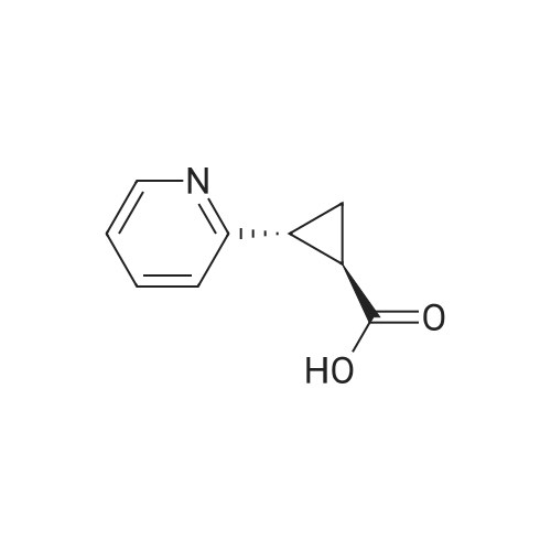 trans-2-(Pyridin-2-yl)cyclopropanecarboxylic acid