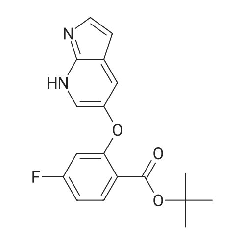 tert-Butyl 2-((7H-pyrrolo[2,3-b]pyridin-5-yl)oxy)-4-fluorobenzoate