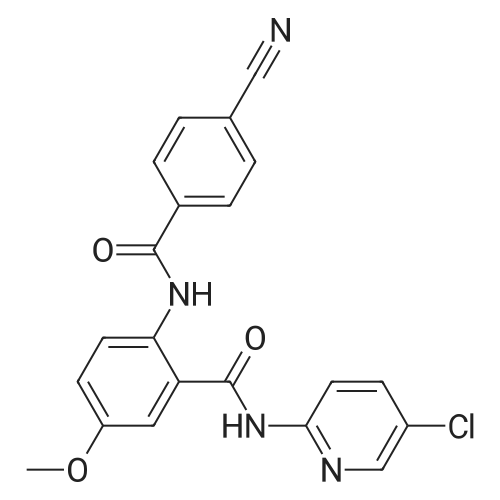 N-(5-Chloropyridin-2-yl)-2-(4-cyanobenzamido)-5-methoxybenzamide