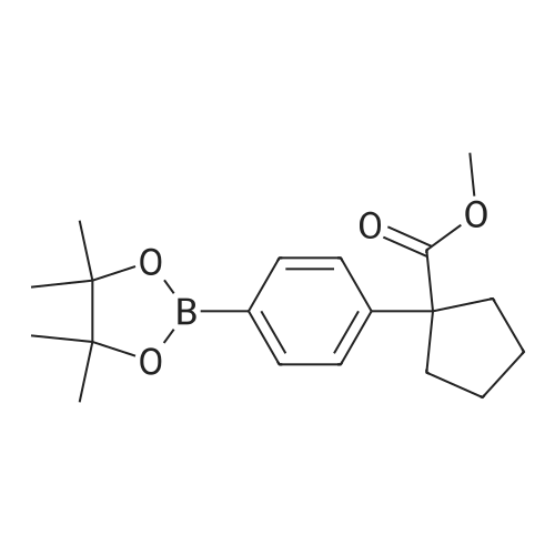 Methyl 1-(4-(4,4,5,5-tetramethyl-1,3,2-dioxaborolan-2-yl)phenyl)cyclopentanecarboxylate