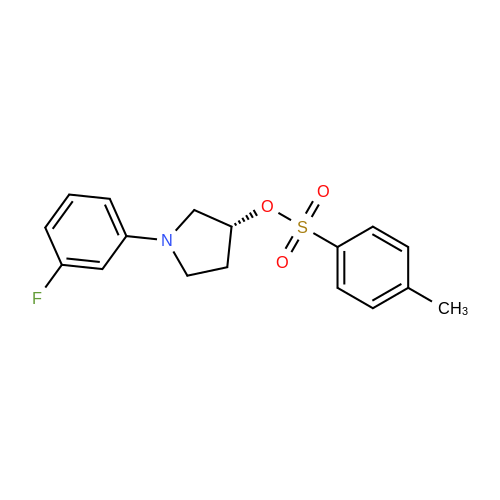 (R)-1-(3-Fluorophenyl)pyrrolidin-3-yl 4-methylbenzenesulfonate