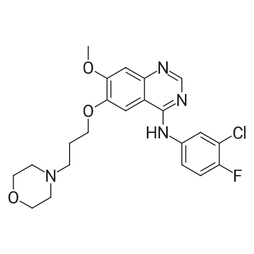 N-(3-Chloro-4-fluorophenyl)-7-methoxy-6-(3-morpholinopropoxy)quinazolin-4-amine