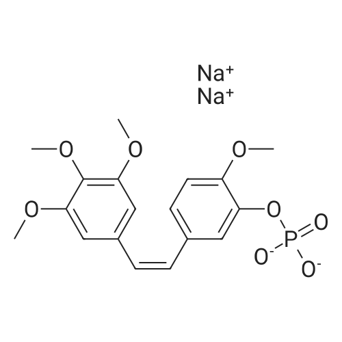 Disodium (Z)-2-methoxy-5-(3,4,5-trimethoxystyryl)phenyl phosphate