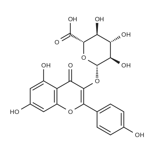 Kaempferol 3-O-β-D-glucuronide