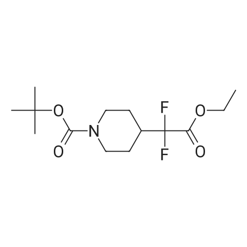 tert-Butyl 4-(2-ethoxy-1,1-difluoro-2-oxoethyl)piperidine-1-carboxylate