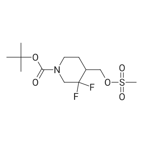 tert-Butyl 3,3-difluoro-4-(((methylsulfonyl)oxy)methyl)piperidine-1-carboxylate
