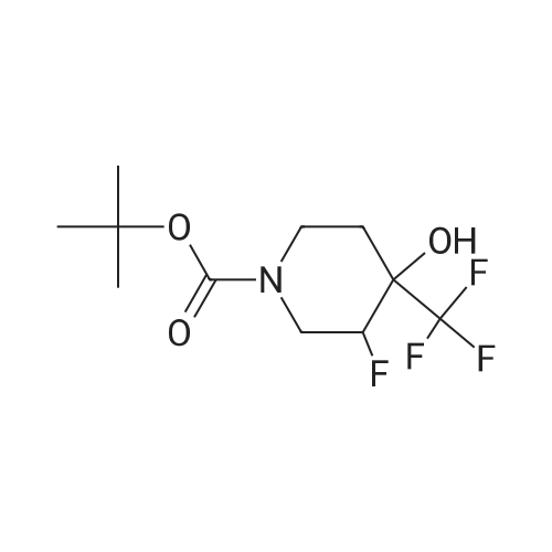tert-Butyl 3-fluoro-4-hydroxy-4-(trifluoromethyl)piperidine-1-carboxylate