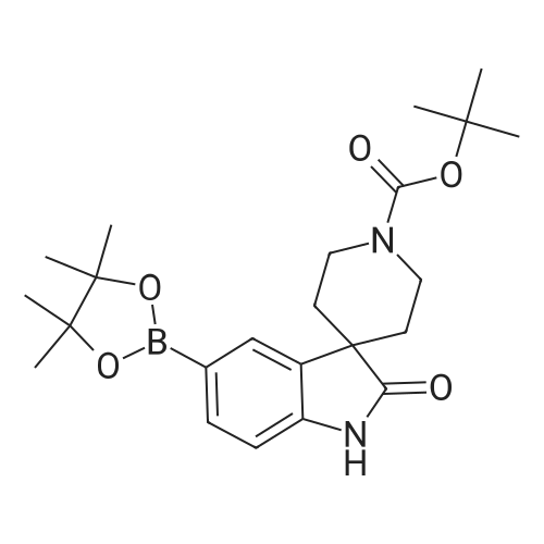 tert-Butyl 2-oxo-5-(4,4,5,5-tetramethyl-1,3,2-dioxaborolan-2-yl)spiro[indoline-3,4'-piperidine]-1'-carboxylate