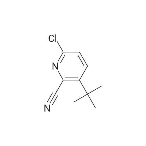 3-(tert-Butyl)-6-chloropicolinonitrile